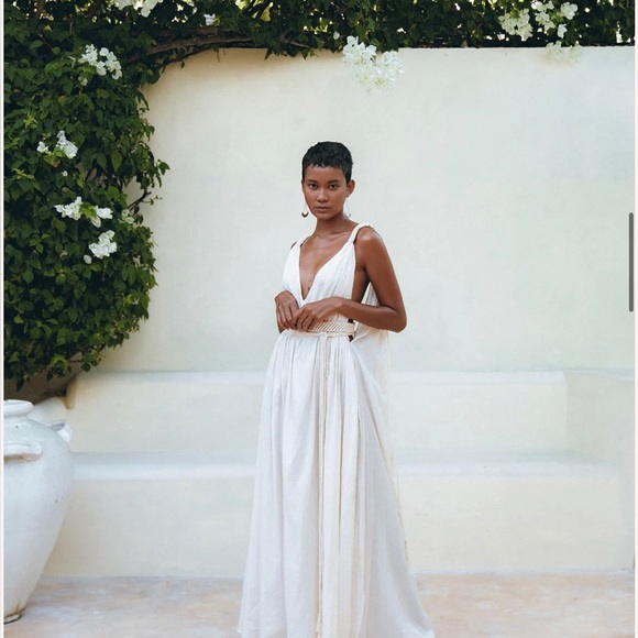 Aya Sacred Wear Boho Beach Macrame Wedding Dress - multi-way bohemian dress. - Picture 2 of 9